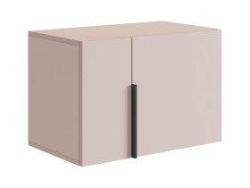 Антресоль двухдверная L600 Баско кашемир в Пыть-Яхе - pyt-yah.mebel-tymen.ru | фото