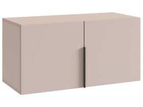 Антресоль двухдверная L800 Баско кашемир в Пыть-Яхе - pyt-yah.mebel-tymen.ru | фото