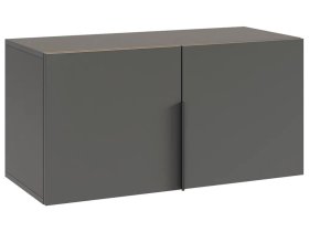 Антресоль двухдверная L800 Баско графит в Пыть-Яхе - pyt-yah.mebel-tymen.ru | фото