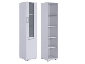 Стеллаж Лайт-2 белый/белый в Пыть-Яхе - pyt-yah.mebel-tymen.ru | фото