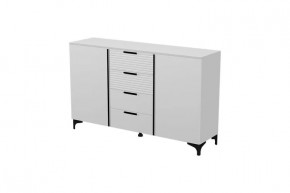 Брента Комод 4 ящика 2 двери Белый в Пыть-Яхе - pyt-yah.mebel-tymen.ru | фото