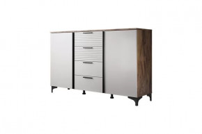 Брента Комод 4 ящика 2 двери Жемчуг в Пыть-Яхе - pyt-yah.mebel-tymen.ru | фото