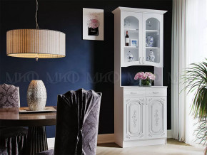 Буфет 2-х створчатый Лиза-2 Белый глянец холодный в Пыть-Яхе - pyt-yah.mebel-tymen.ru | фото