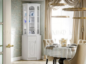 Буфет угловой Лиза-2 Белый глянец холодный в Пыть-Яхе - pyt-yah.mebel-tymen.ru | фото