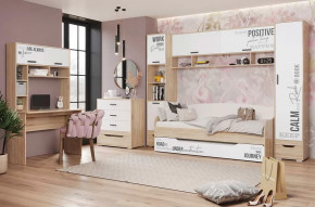 Детская Джуниор, набор №1, дуб сонома/белый в Пыть-Яхе - pyt-yah.mebel-tymen.ru | фото