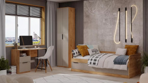 Детская «Хилтон» Дуб Крафт золотой, Мокко матовый в Пыть-Яхе - pyt-yah.mebel-tymen.ru | фото