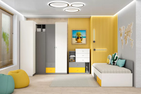 Детская Клео С-3, графит, миндаль, солнечный Диал в Пыть-Яхе - pyt-yah.mebel-tymen.ru | фото