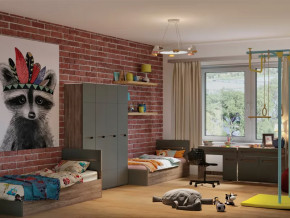 Детская Наоми графит нубук в Пыть-Яхе - pyt-yah.mebel-tymen.ru | фото