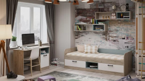 Детская «Оливер» Дуб крафт серый, Белый, Серо-голубой в Пыть-Яхе - pyt-yah.mebel-tymen.ru | фото