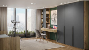 Детская «Порто» Яблоня Беллуно, Графит софт в Пыть-Яхе - pyt-yah.mebel-tymen.ru | фото