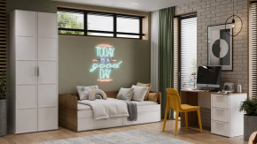 Детская «Стелла» Белый холст, Белый Жемчуг, Яблоня Беллуно в Пыть-Яхе - pyt-yah.mebel-tymen.ru | фото