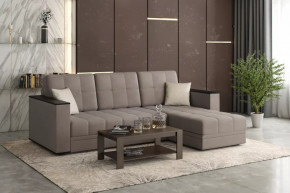 Диван АТЛАНТ угловой без столика Капри 13 кофе в Пыть-Яхе - pyt-yah.mebel-tymen.ru | фото