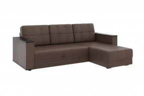 Диван АТЛАНТ угловой без столика Марика коричневый в Пыть-Яхе - pyt-yah.mebel-tymen.ru | фото