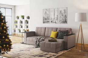 Диван АТЛАНТ угловой со столиком Капри 13 кофе в Пыть-Яхе - pyt-yah.mebel-tymen.ru | фото