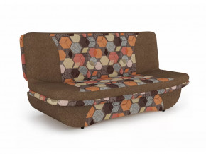 Диван-кровать Мальта Модель 029 Велюр Геометрия браун/Жаккард Савана хазел в Пыть-Яхе - pyt-yah.mebel-tymen.ru | фото