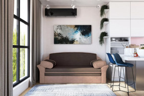 Диван-кровать "Рик-1400" каппучино/пудра в Пыть-Яхе - pyt-yah.mebel-tymen.ru | фото