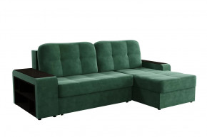 Диван-кровать угловой Дубай Модель 011 Велюр Ультра форест в Пыть-Яхе - pyt-yah.mebel-tymen.ru | фото