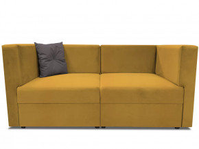 Диван модульный прямой Бергамо две секции Dream Yellow кат. 3 в Пыть-Яхе - pyt-yah.mebel-tymen.ru | фото