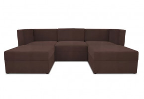 Диван модульный угловой Бергамо пять секций Dream Chocolate кат. 3 в Пыть-Яхе - pyt-yah.mebel-tymen.ru | фото
