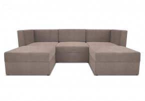 Диван модульный угловой Бергамо пять секций Savana plus Mocca кат. 1 в Пыть-Яхе - pyt-yah.mebel-tymen.ru | фото