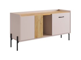 Тумба Доминика кашемир/дуб крафт золотой в Пыть-Яхе - pyt-yah.mebel-tymen.ru | фото