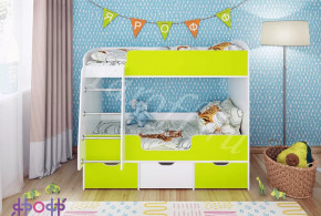 Двухъярусная кровать Малыш Двойняшка 70*160 Ярофф в Пыть-Яхе - pyt-yah.mebel-tymen.ru | фото