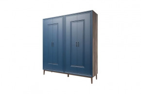 Гориция Шкаф распашной ШК-4 Таксус / Лак Сапфировый в Пыть-Яхе - pyt-yah.mebel-tymen.ru | фото