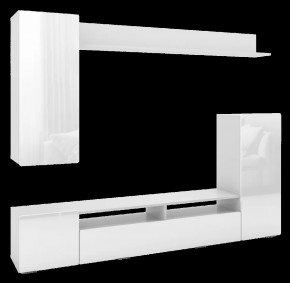 Гостиная Альфа Белый / Белый Глянец в Пыть-Яхе - pyt-yah.mebel-tymen.ru | фото