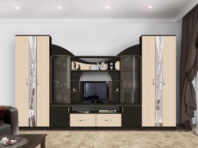 Гостиная Аллегро, вариант 5, венге Linum/дуб белфорт в Пыть-Яхе - pyt-yah.mebel-tymen.ru | фото