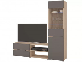 Гостиная Анталия 1 Сонома-Графит софт в Пыть-Яхе - pyt-yah.mebel-tymen.ru | фото