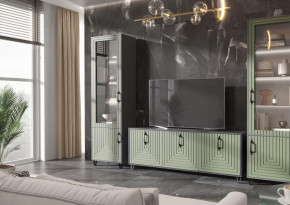 Гостиная Квадро №СП-1 серый графит/софт пестовый в Пыть-Яхе - pyt-yah.mebel-tymen.ru | фото