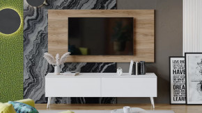 Гостиная «Порто» №2 Яблоня Беллуно, Белый софт в Пыть-Яхе - pyt-yah.mebel-tymen.ru | фото