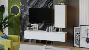 Гостиная «Порто» №5 Яблоня Беллуно, Белый софт в Пыть-Яхе - pyt-yah.mebel-tymen.ru | фото