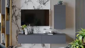 Гостиная «Порто» №5 Яблоня Беллуно, Графит софт в Пыть-Яхе - pyt-yah.mebel-tymen.ru | фото