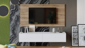 Гостиная «Порто» №7 Яблоня Беллуно, Белый софт в Пыть-Яхе - pyt-yah.mebel-tymen.ru | фото