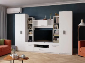 Гостиная СИДНЕЙ-2 (ш3000*г470*в2000мм), ЛДСП Белый в Пыть-Яхе - pyt-yah.mebel-tymen.ru | фото