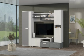 Гостиная Юна Анкор светлый/Графит в Пыть-Яхе - pyt-yah.mebel-tymen.ru | фото