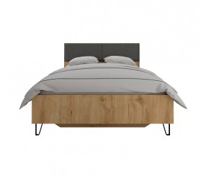 GRACE кровать LOZ120х200 без основания (Дуб наварра/Графит) в Пыть-Яхе - pyt-yah.mebel-tymen.ru | фото