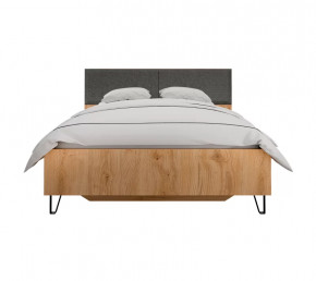 GRACE кровать LOZ160х200 (Дуб наварра/ Графит) в Пыть-Яхе - pyt-yah.mebel-tymen.ru | фото