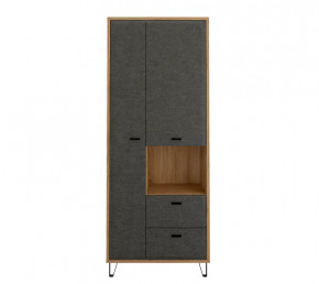 GRACE шкаф REG2D2S (Дуб наварра/Графит) в Пыть-Яхе - pyt-yah.mebel-tymen.ru | фото