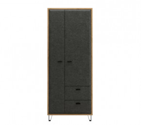 GRACE шкаф SZF2D2S (Дуб наварра/Графит) в Пыть-Яхе - pyt-yah.mebel-tymen.ru | фото