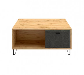 GRACE стол журнальный LAW2D (Дуб наварра/Графит) в Пыть-Яхе - pyt-yah.mebel-tymen.ru | фото