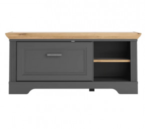 JASMIN тумба KOM1S (Графит/ Дуб артизан ) в Пыть-Яхе - pyt-yah.mebel-tymen.ru | фото