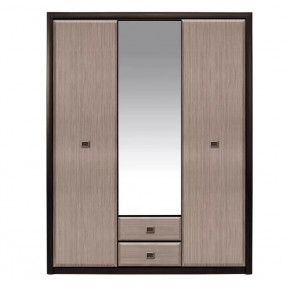 КОЕН шкаф с зеркалом SZF3D2S (Венге/Штрокс) в Пыть-Яхе - pyt-yah.mebel-tymen.ru | фото