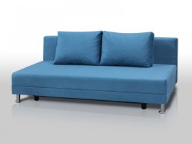 Диван Комфорт Лайт без подлокотников 2 подушки голубой в Пыть-Яхе - pyt-yah.mebel-tymen.ru | фото