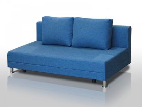 Диван Комфорт Лайт без подлокотников 2 подушки denim в Пыть-Яхе - pyt-yah.mebel-tymen.ru | фото
