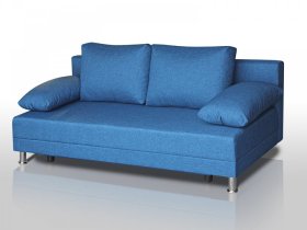 Диван Комфорт без подлокотников 4 подушки denim в Пыть-Яхе - pyt-yah.mebel-tymen.ru | фото