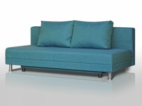 Диван Комфорт Лайт без подлокотников 2 подушки азур в Пыть-Яхе - pyt-yah.mebel-tymen.ru | фото