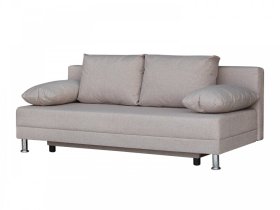 Диван Комфорт без подлокотников 4 подушки кэмел в Пыть-Яхе - pyt-yah.mebel-tymen.ru | фото