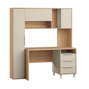 Комфорт Стол рабочий 12.95 N (Дуб сонома/Сатин) в Пыть-Яхе - pyt-yah.mebel-tymen.ru | фото